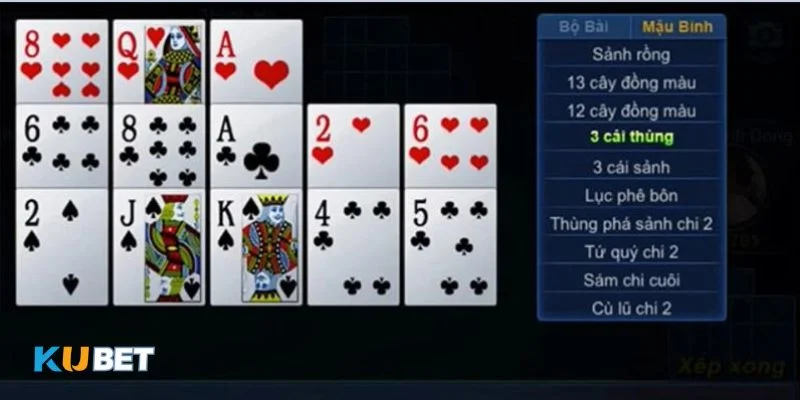 Các thuật ngữ cược trong mậu binh rất dễ hiểu.