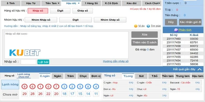 Không khó để bạn có thể tham gia vào ván chơi loto bet tại Kubet.