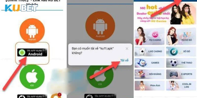 Cách tải app Kubet trên điện thoại android thật dễ dàng